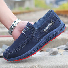 Men's Slip-on Breathable Old Cloth Canvas Shoes