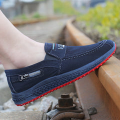 Men's Slip-on Breathable Old Cloth Canvas Shoes