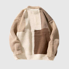 Pullover mit Farbblockstruktur