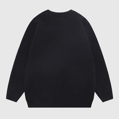 Pullover im Denim-Patchwork-Design