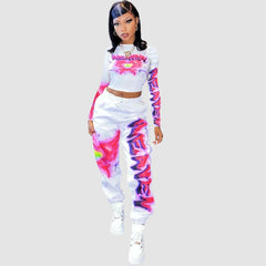 Conjunto deportivo con impresión digital