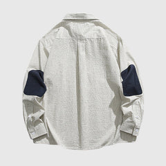 Vintage Kontraststreifenhemden