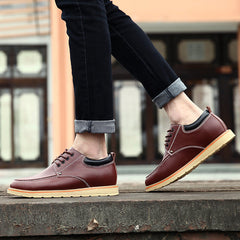 Herren koreanischen Stil weiche Unterseite grüne Höhe Freizeitschuhe