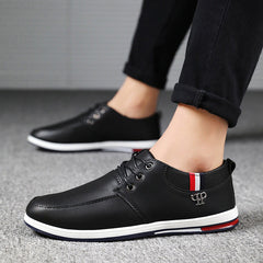 Zapatos casuales de negocios verdes de moda coreana para primavera para hombre