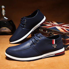 Zapatos casuales de negocios verdes de moda coreana para primavera para hombre