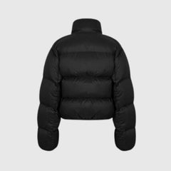 Abrigo corto de plumas vintage chic