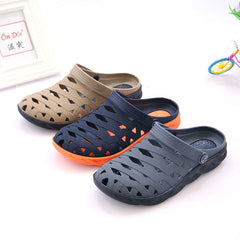 Zapatillas de silicona transpirables de doble propósito para verano y tiempo libre para hombre