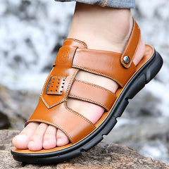 Sandalias de playa auténticas y elegantes de verano para hombre