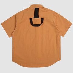 Einfarbige Patchwork-Hemden