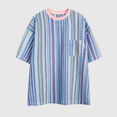 Camisetas de rayas en contraste