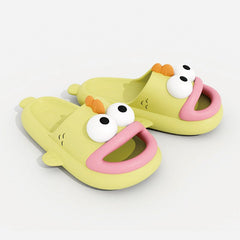 Lindas pantuflas casuales de dibujos animados