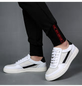 Men's White Sports Trendy Breathable Mesh Sneakers
