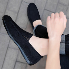 Zapatos casuales de PU ligeros y transpirables con suela suave para primavera para hombre