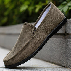Zapatos casuales de PU ligeros y transpirables con suela suave para primavera para hombre