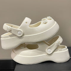 Lolita Mary Jane Schuhe mit Rosen-Charme