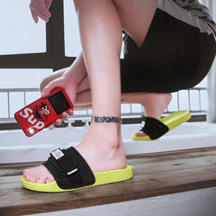 Herren-Flip-Flops mit Popcorn-Sommer- und Outdoor-Klettverschluss