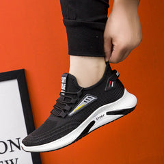 Men's Soft Bottom Comfortable Running Flying Woven Sneakers