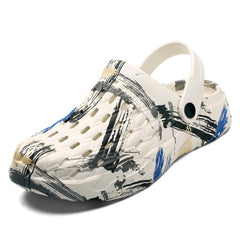 Sandalias de playa de suela suave con agujeros para hombre