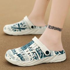 Sandalias de playa de suela suave con agujeros para hombre