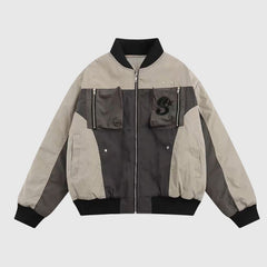 Isolierter Fliegermantel mit Stickerei