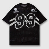 Camiseta de malla negra '99'