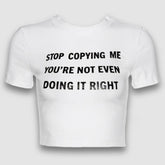 Top corto con palabras sencillas