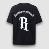 Camiseta con estampado de letras sencillas