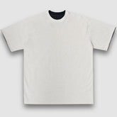 Solides Fake-Zweiteiler-T-Shirt