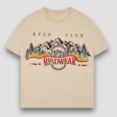 Camiseta de montaña multicolor