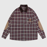 Camisa a cuadros vintage de hip hop