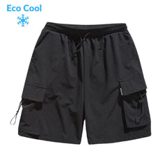 Pantalones cortos cargo de seda de hielo
