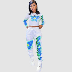 Conjunto deportivo con impresión digital