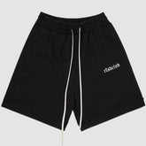 Einfarbige Shorts mit Kordelzug