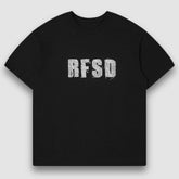 T-Shirt mit Tintenbuchstaben-Print