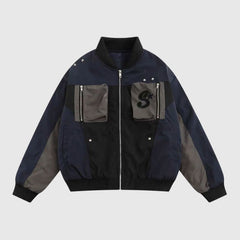 Isolierter Fliegermantel mit Stickerei