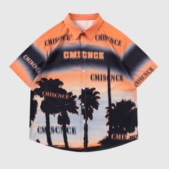 Hemden mit Hawaii-Strandprint