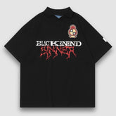 Camiseta polo con parche de medalla