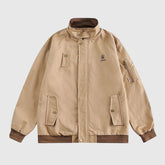 Chaqueta de trabajo japonesa vintage bordada