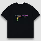 Camiseta estampada con letras degradadas