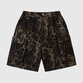 Pantalones cortos cargo de leopardo