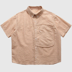 Camisas vintage con bolsillos grandes