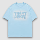 Camiseta estampada con letras huecas