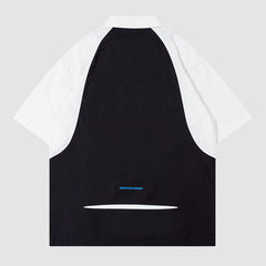 Kontrast-Shirts mit Doppelreißverschluss