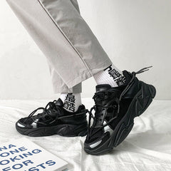 Men's Platform Dad Korean Trendy Height Increasing Sneakers