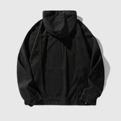 Sudadera con capucha vintage desgastada y estilo urbano