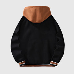 Zweiteilige Baseballjacke mit Kapuze