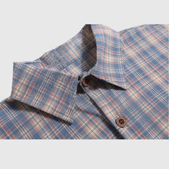 Camisa de cuadros con patchwork