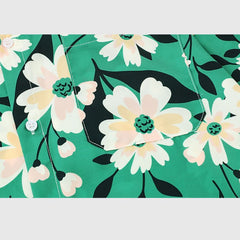 Camisas florales verdes