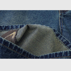 Pantalones cortos vaqueros con parche de estrella