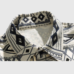 Camisas con estampado geométrico